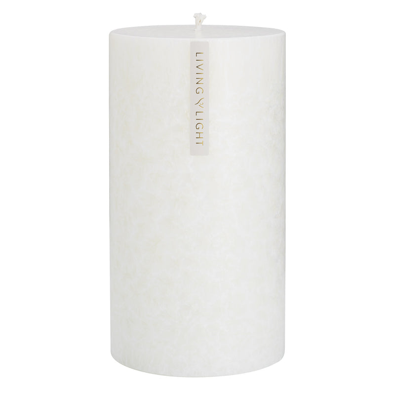 Pinot Blanc Pillar Candle (White) Large 100mm