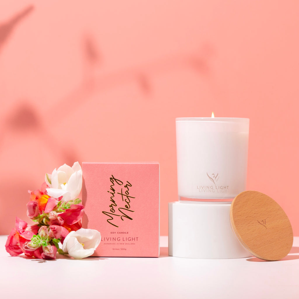 Morning Nectar Scented Candle Living Light Living Light Candles