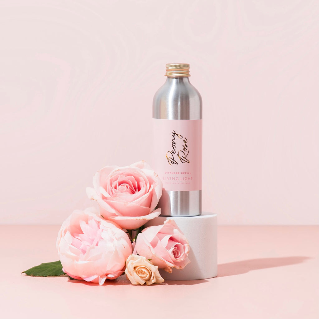 Peony Rose Diffuser Refill Living Light Candles