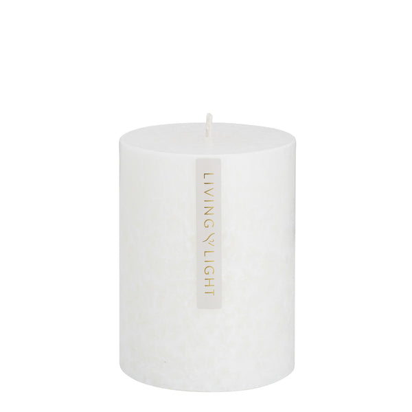 Pinot Blanc scented white Pillar Candle 