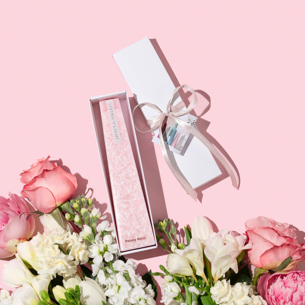 Light Light Candles pink candle gift box