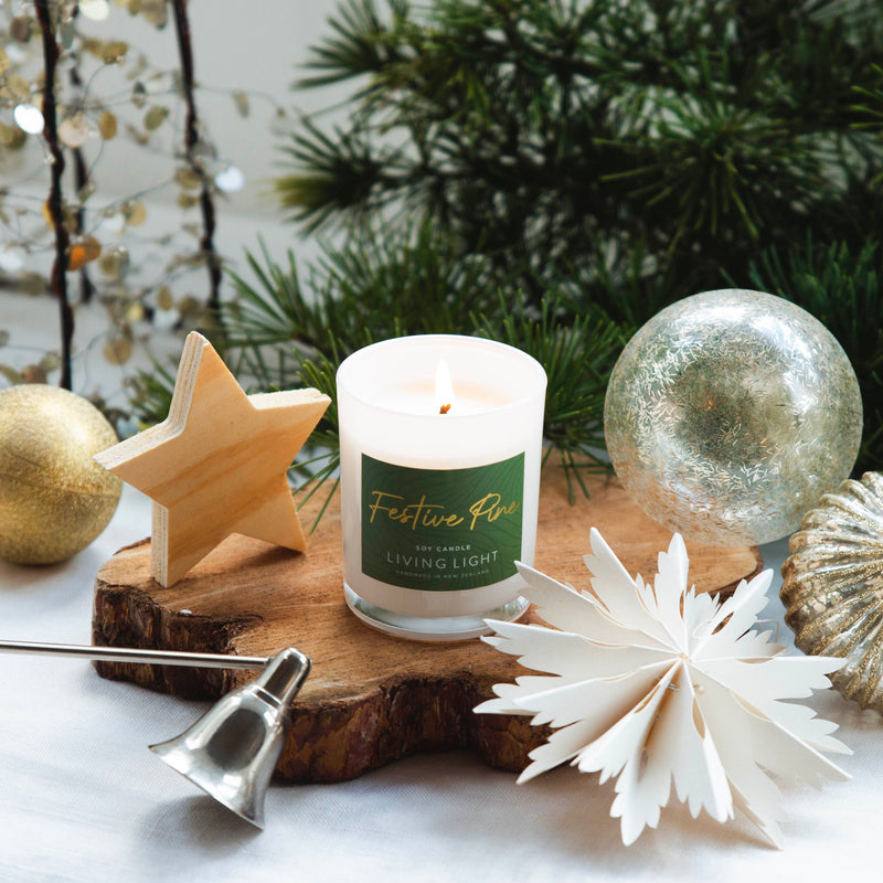 Festive Pine Candle | Christmas Fragrance by Living Light
