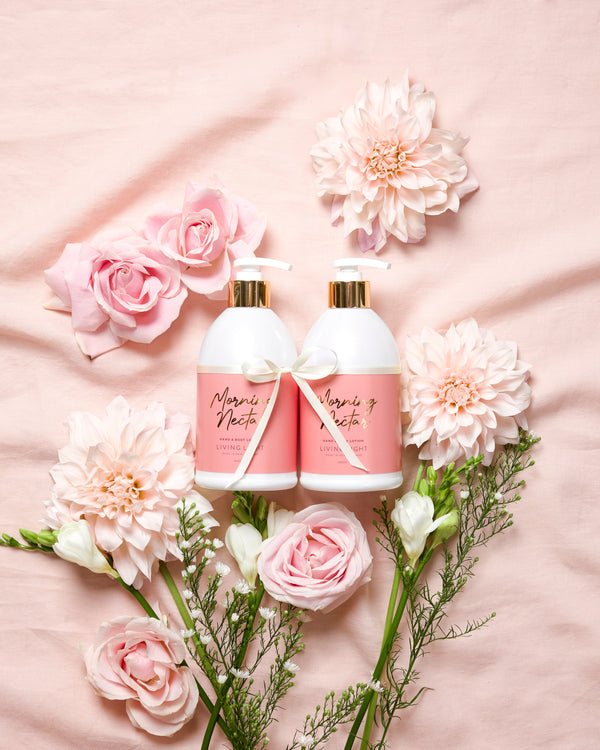 Morning nectar lotion made in nz | Living light