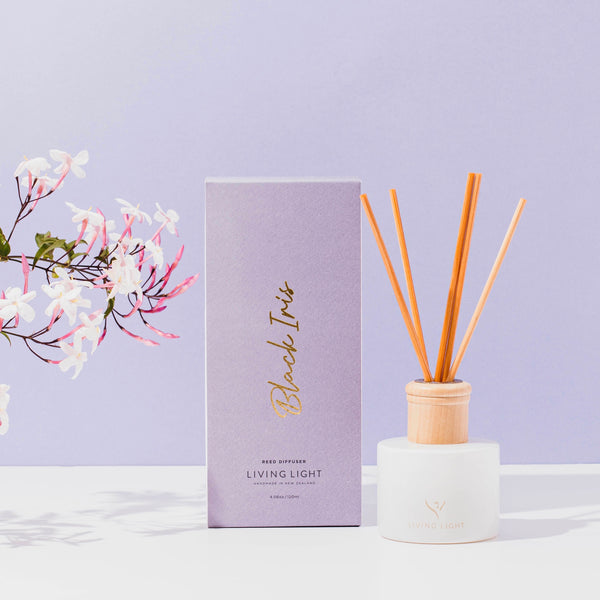 Living Light Black Iris Reed Diffuser