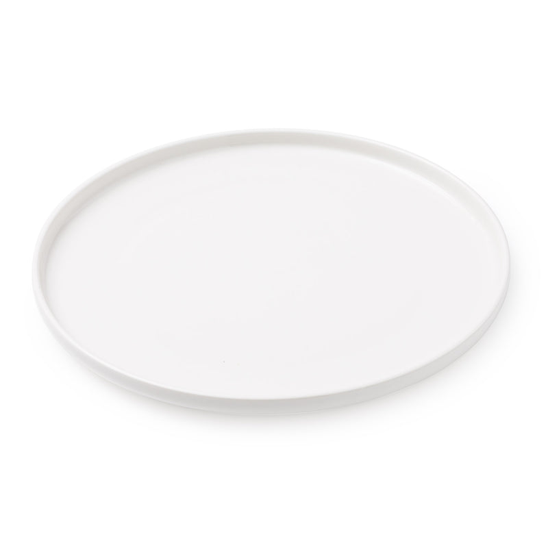 White Plate Round 25cm - OUTLET
