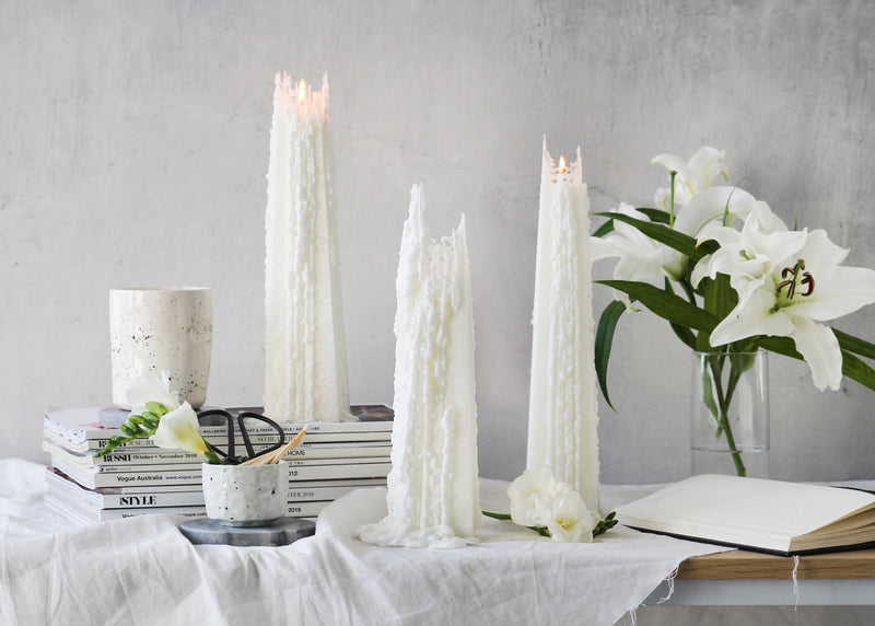 Boxed Icicle Candle | Pinot Blanc | Living Light