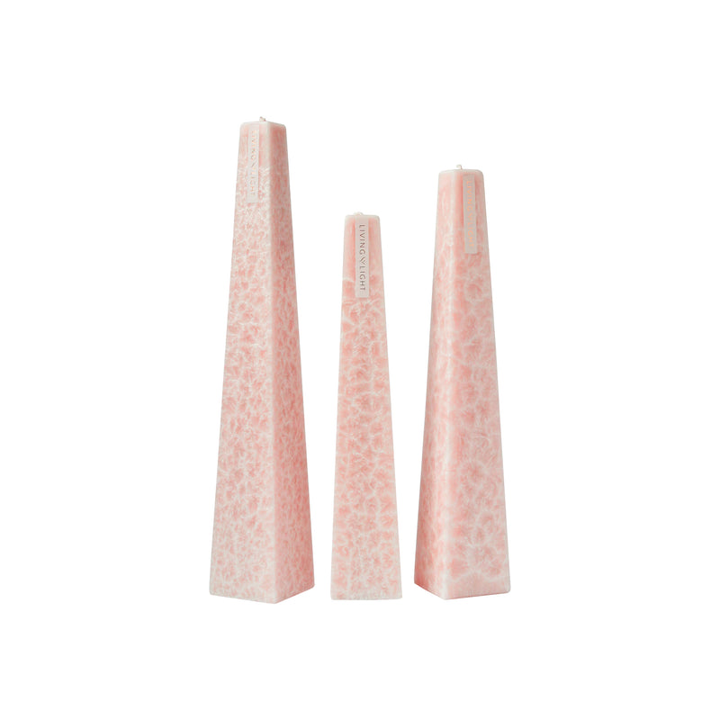 Peony Rose Icicle Candles | Living Light