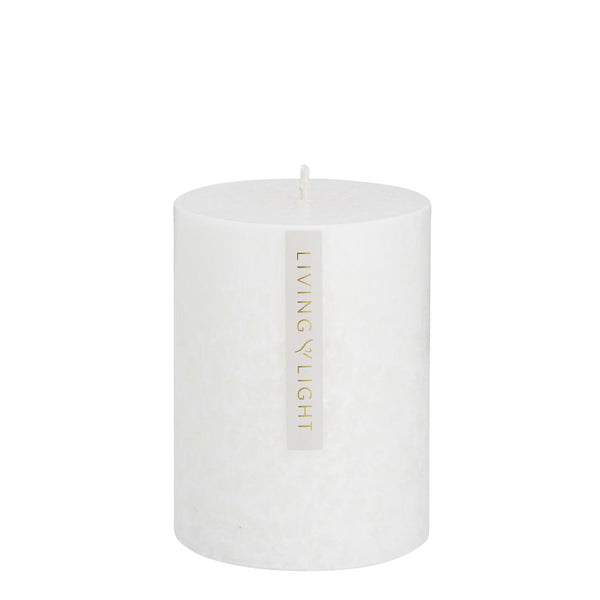 Pinot Blanc Pillar Candle (White) Medium - OUTLET