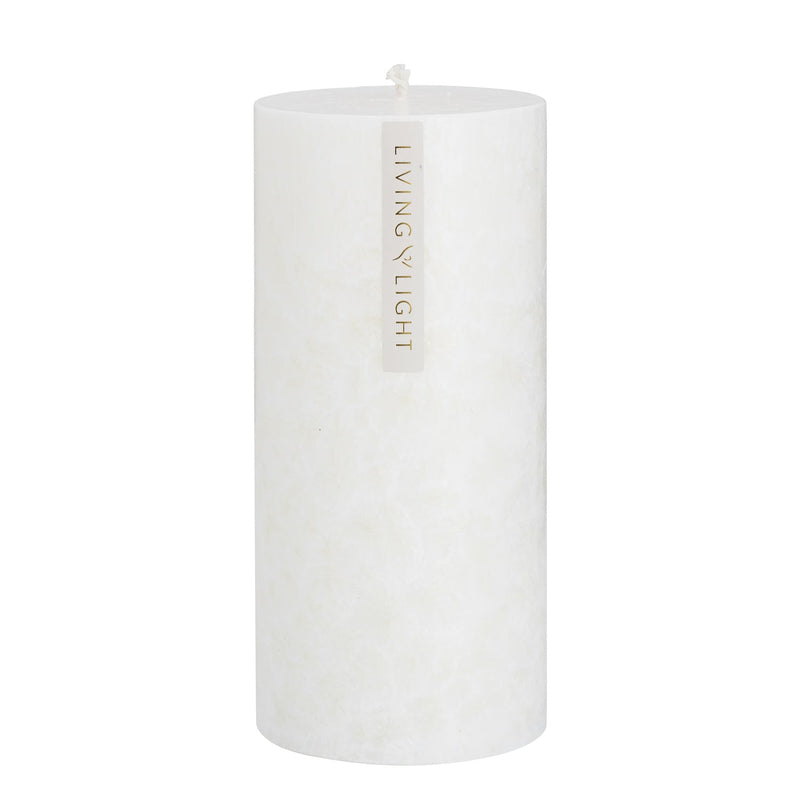 Pinot Blanc Pillar Candles (White) Large - OUTLET