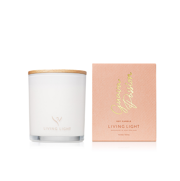 Guava Passion Soy Candle | Living Light