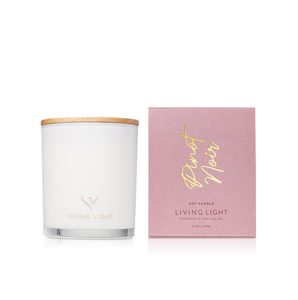 Pinot Noir scented soy candle | Living Light Candles