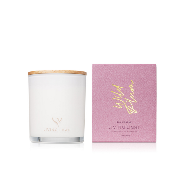 Wild Plum Soy Candle | Living Light